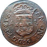 4 Reais - António I Angra mint obverse image