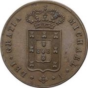 5 Réis - Miguel I obverse image