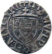 Vintem - Manuel I p M ✤; Porto mint, Portugal, 1495-1521 reverse image