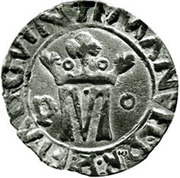 Vintem - Manuel I p M o, Porto mint obverse image