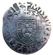 Vintem - Manuel I ºMº; ·P·, Porto mint, Portugal, 1495-1521 reverse image