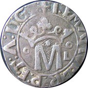 Vintém "ºM - ºL" - Manuel I Lisboa mint obverse image
