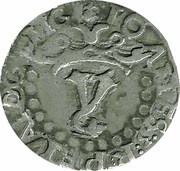 Vintém "Half circle of big points under “Y”– João III Lisboa obverse image
