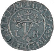 Vintém "L-R" – João III Lisboa obverse image