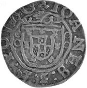 Vintém "Y" with 2 rosettes" – João III Porto mint, Portugal, 1521-1555 reverse image