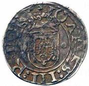 Vintém "Shield with 8 Castles" – João III Lisboa, Portugal, 1521-1555 reverse image
