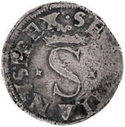 Vintém "S / L-G" - Sebastião I obverse image