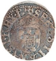 Vintém "S, closed crown" - Sebastião I, Portugal, 1558-1578 reverse image