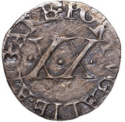 XX Reais "Vintém" - Filipe I, Portugal, 1580-1598 reverse image