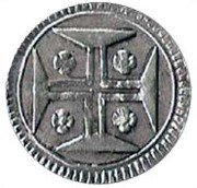 Vintém - José I Lisbon mint, Portugal, 1750-1777 reverse image