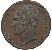 2½ Francs - Léopold I Pattern obverse image