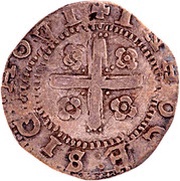 XXXX Reais "Real Português" - João III Cross with big quadrifoils and points, Porto mint, Portugal, 1538-1555 reverse image