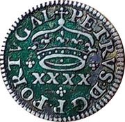 XXXX Réis "2 Vinténs" - Pedro Prince Regent obverse image