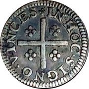 XXXX Réis "2 Vinténs" - Pedro Prince Regent, Portugal, 1676-1683 reverse image