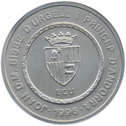 50 Diners - Joan Martí i Alanis Our Lady of Meritxell obverse image