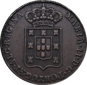 Pataco - Maria II Lisboa and Porto mints obverse image