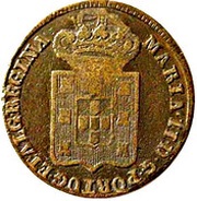 Pataco - Maria II Countermark "GCP" reverse image