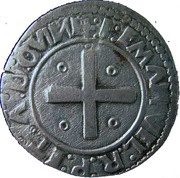 ½ Tostão - Manuel I Lisbon mint, Portugal, 1517-1521 reverse image