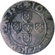 ½ Tostão - João III 1st type, Lisbon obverse image