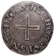½ Tostão - Sebastião I 2nd type, Portugal, 1558-1573 reverse image
