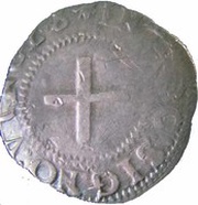 ½ Tostão - Sebastião I 3rd type, Portugal, 1573-1578 reverse image