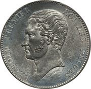 5 Francs - Léopold I Pattern obverse image