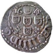 ½ Tostão - João IV Date on both sides, Lisbon obverse image