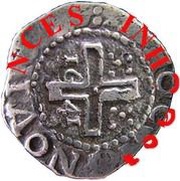 ½ Tostão - João IV Date on both sides, Lisbon, Portugal, 1641 reverse image