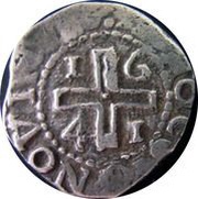 ½ Tostão - João IV Date around the cross, Lisbon, Portugal, 1641-1642 reverse image