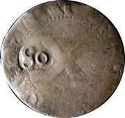 50 Réis - João IV Countermark "SO" over "XXXX" obverse image