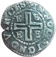 ½ Tostão - João IV Without date, Evora, Portugal, 1644-1656 reverse image