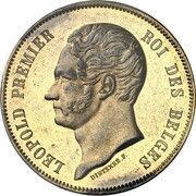 5 Francs - Léopold I Pattern obverse image
