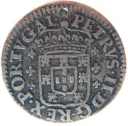 ½ Tostão - Pedro II Prince crown obverse image