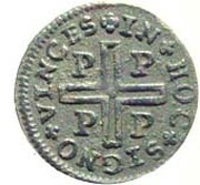 ½ Tostão - João V Porto mint, Portugal, 1706-1721 reverse image