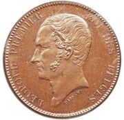5 Francs - Léopold I Pattern obverse image