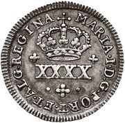 ½ Tostão - Maria I obverse image