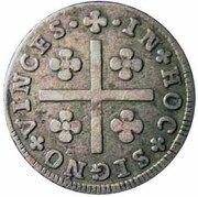 ½ Tostão - João Prince Regent, Portugal, 1799-1801 reverse image
