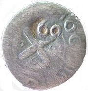 60 Réis - João IV Countermark "6O" over "½ Tostão" obverse image