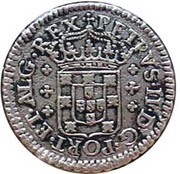3 Vintens - Pedro II Lisbon mint obverse image