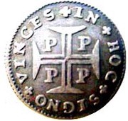 3 Vinténs - João V Porto mint, Portugal, 1706-1721 reverse image