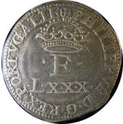 Lxxx "80 Reais" - Filipe I obverse image