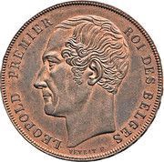 5 Franc - Léopold I Pattern obverse image