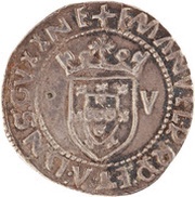 Tostão "o-V" - Manuel I Porto mint obverse image