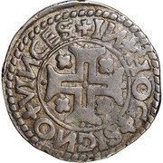 Tostão "L-G" - Manuel I Lisbon mint, Portugal, 1504-1521 reverse image