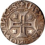 Tostão "D-G" - Manuel I Lisbon mint, Portugal, 1504-1521 reverse image