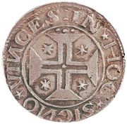 Tostão "o-o" - Manuel I Lisbon mint, Portugal, 1504-1521 reverse image
