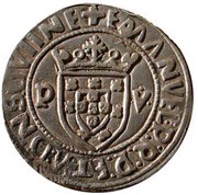 Tostão "P-V" - Manuel I Porto mint obverse image