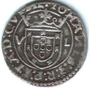 Tostão "V-L" – João III 1st Type, Lisboa mint obverse image