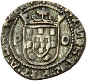 Tostão "P-O"- João III 1st type, Porto mint obverse image