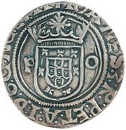 Tostão "P-O" - João III 1st type, Porto mint obverse image